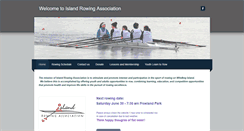 Desktop Screenshot of islandrowing.org